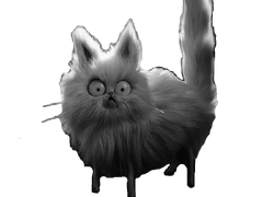 Dimmoire Evil Cat フードBlack＆White