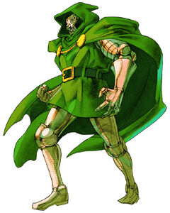 Doctor Doom in Marvel vs Capcom 2.