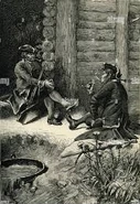 Silver tries to negociate with Captain Smolett