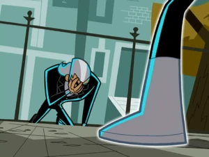 (Danny: Great, more weirdness from my parents's college days. What do you want with me this time, Plasmius?) "Ugh, the ecto-acne; it's back.."