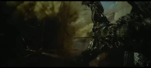 Lockdown falls down into the ground.
