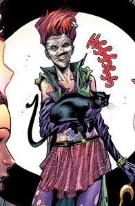 Joker's Daughter with her cat