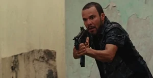 Zizi attempts to eliminate Dom and Brian at their safehouse.