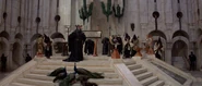 Grand Vizier Xantares in front of the ancient Writings of Skelos.