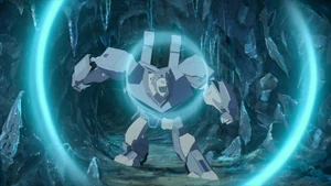 Polarclaw using his sonic roar.