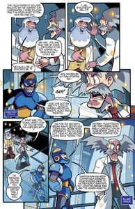 Flash Man talks with Dr. Wily