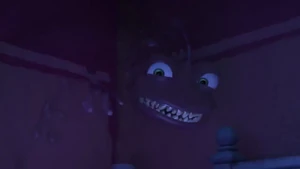 Randall feels a shaking for Sulley's roar.