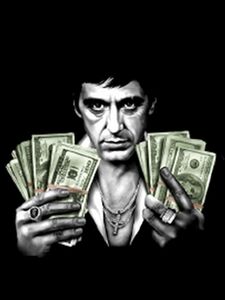 Wallpaper of Tony Montana.