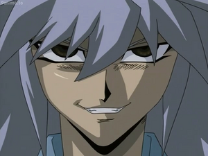 Bakura copy evil grin