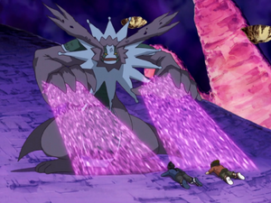 Cherubimon uses his powers to remove Takuya and Koji’s D-Tectors.