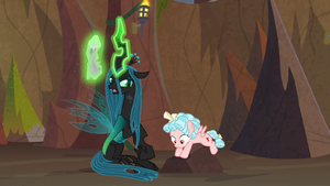 Queen Chrysalis 'I don't do meetings' S9E8