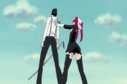 Riruka points the Love Gun