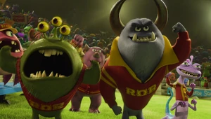 Randall celebrating Javier's high score.