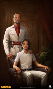 Art of Castillo and his son, Diego.