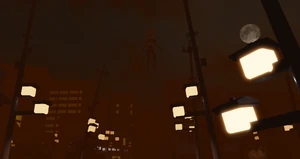 Enzukai descending front the sky.