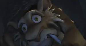 Zeke trapped in a hole as defeat.