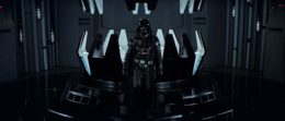 Vader in his personal chambers readying to contact his master.