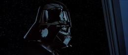 Darth Vader after watching Luke escape aboard the Falcon.