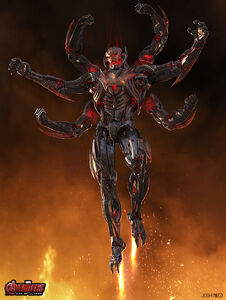 Ultron's six-armed form (Concept Art).