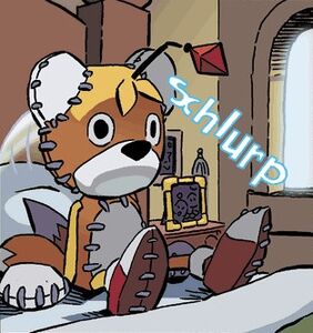 The Tails Doll as it appears in the Archie Sonic comics.