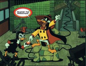 Magica as she appears in the comics.