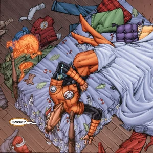 Larfleeze sleeping.