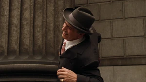 Barzini's death in The Godfather.