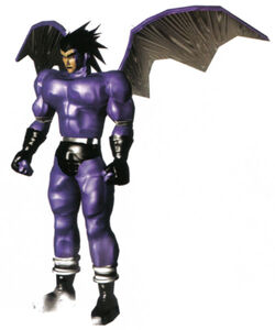 Devil Kazuya's first appearance and partial transformation in the first Tekken.