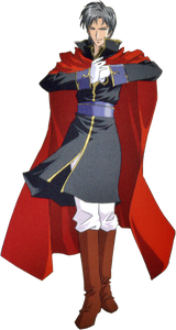 Artwork of Kempf for a Fire Emblem: Trading Card Game card.