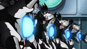 MetalTyrannomon in Digimon Fusion.