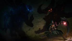 Rhaast manipulating Kayn in "The Path of Shadows".