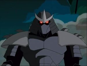 Utrom Shredder in his armor.