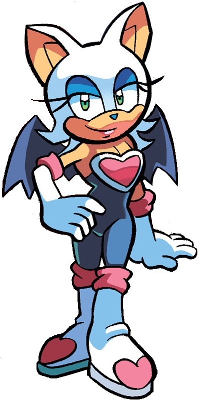 Rouge The Bat — Colored over an old Mighty Sketch I found in my