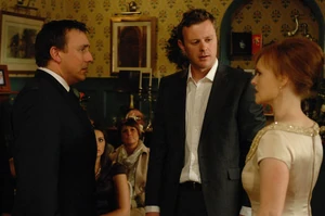 Matthew is mortified when Carl tells Anna and Jimmy the truth about Donald's death.
