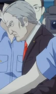 Owada getting arrested