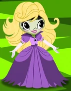 Wilhelmina disguised as Sandra St. Nice