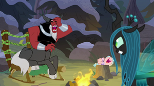 Tirek and Cozy laughing uncontrollably S9E8