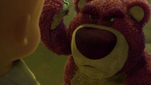 "DON'T BE SUCH A BABY!", Lotso raging at Big Baby before breaking Daisy's heart