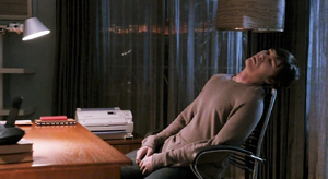 Zach Hamilton's body in Dexter's home after Oliver removed a chunk of his brain while he was still alive.
