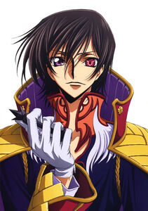 Code Geass Lelouch Lamperouge with chess piece