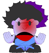 CowardALu.gif (16 KB) Alucard being scared for his life.