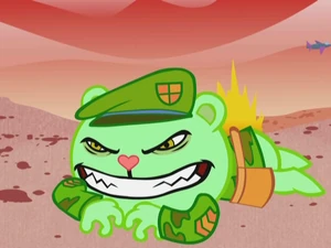 An example of Flippy's flip-outs.