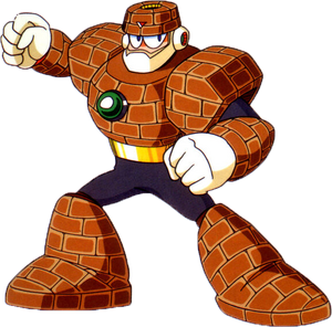 Stone Man's artwork of Mega Man 5.