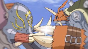 Mammothmon vs Zudomon