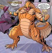 Stegron's Appearance in Spider-Man & The X-Men Vol 1