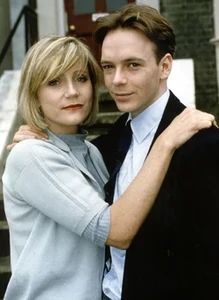 Ian Beale with his first wife Cindy Williams.