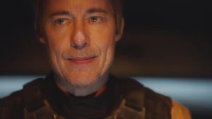Thawne teaching Nora on how to defeat Godspeed.