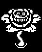 Flowey's fatal face in the Neutral Route.