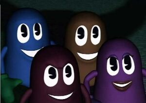 The Ghost Gang as seen in the Pac-Man World series.