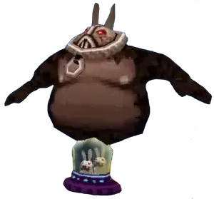 Sergueï in the DS version of Rayman Raving Rabbids.